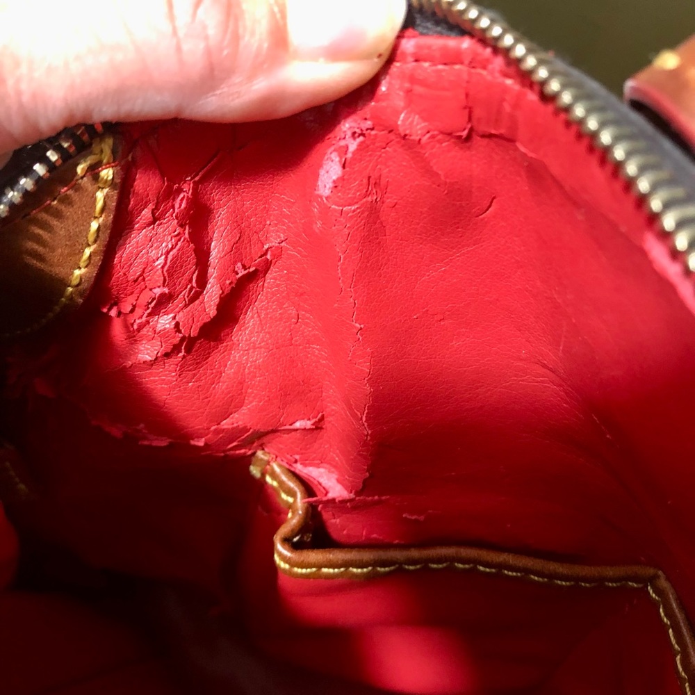 Dooney and Bourke brown leather satchel - Picture 11 of 14